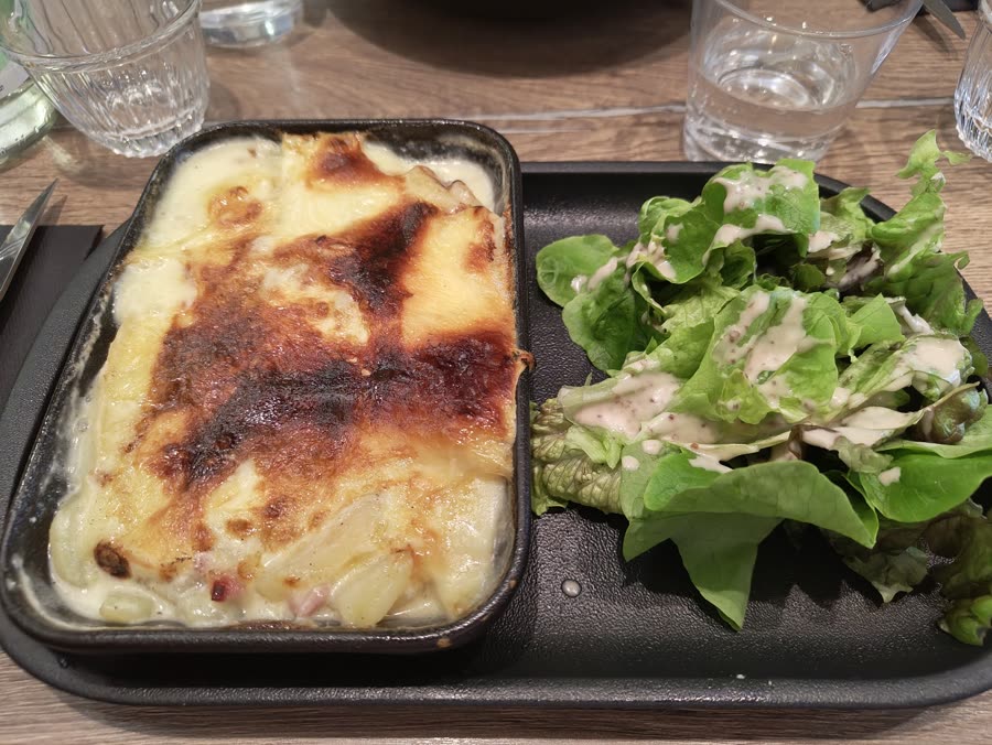 Tartiflette gratinée au reblochon